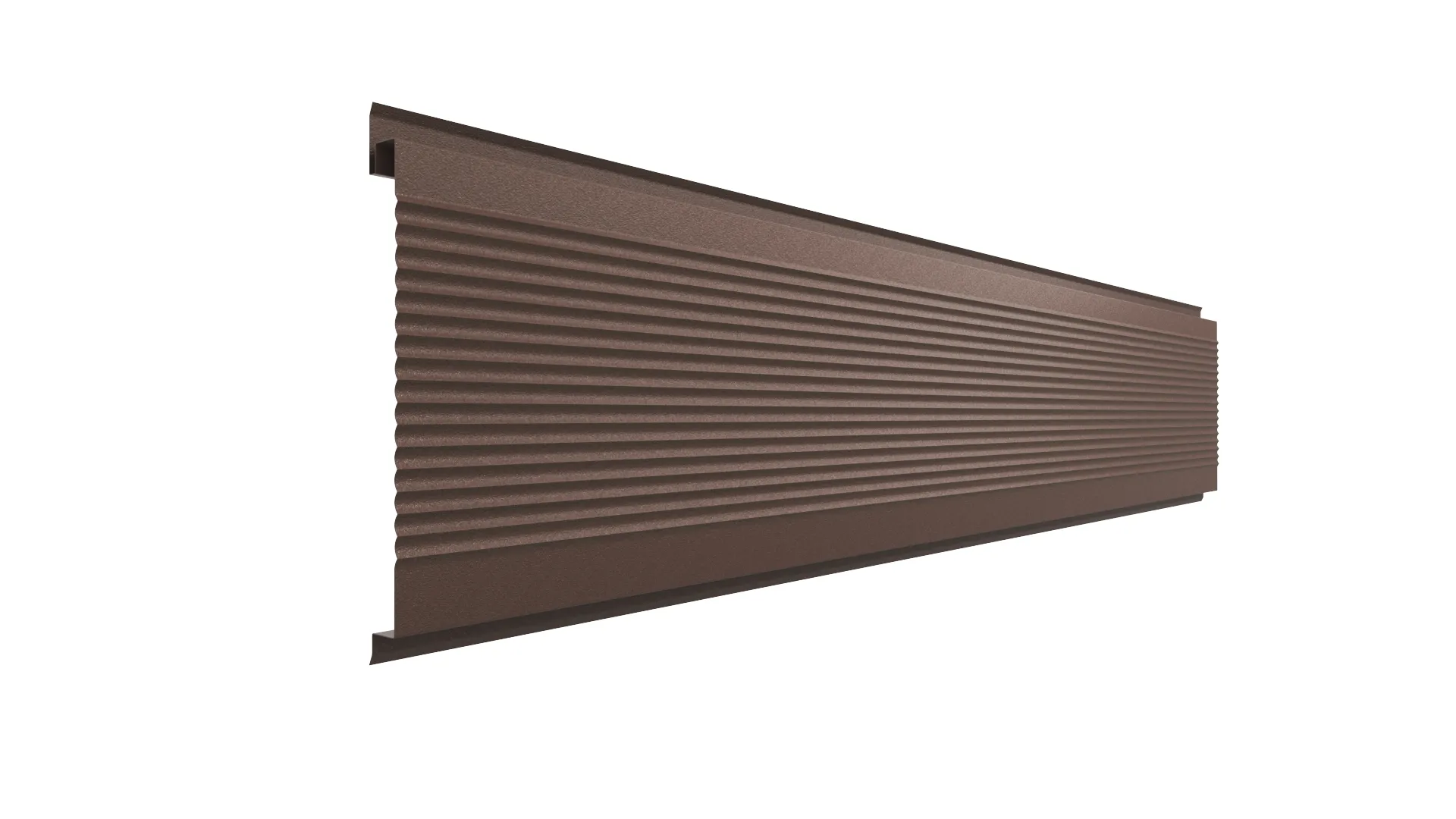 Металлический сайдинг 180 APROFIL, Матовая, Шоколадно-коричневый, 01.35.10/03.1.13.131.7.21234.21223.6/3207