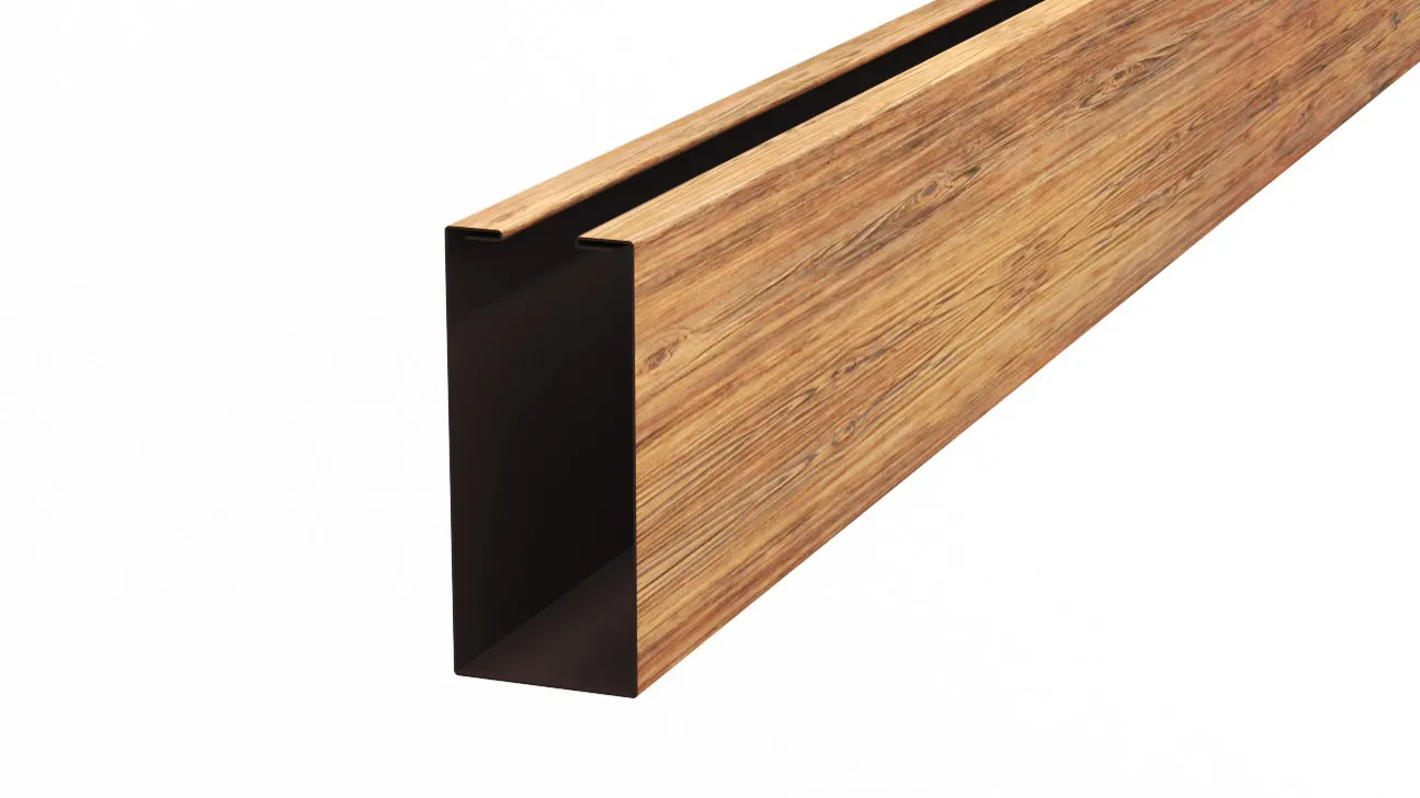 Рейка кубическая APROFIL, 152мм, Имитация дерева, камня: Multi-Gloss Новый (КУБ-152-ПАТТЕРН-Multi-Gloss-Новый-0.45-15)