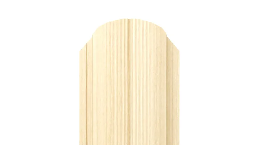 Штакетник Полукруглый APROFIL, 105мм, Имитация дерева, камня: Noche New (ШП-ПАТТЕРН-Noche-New-0.45-15)