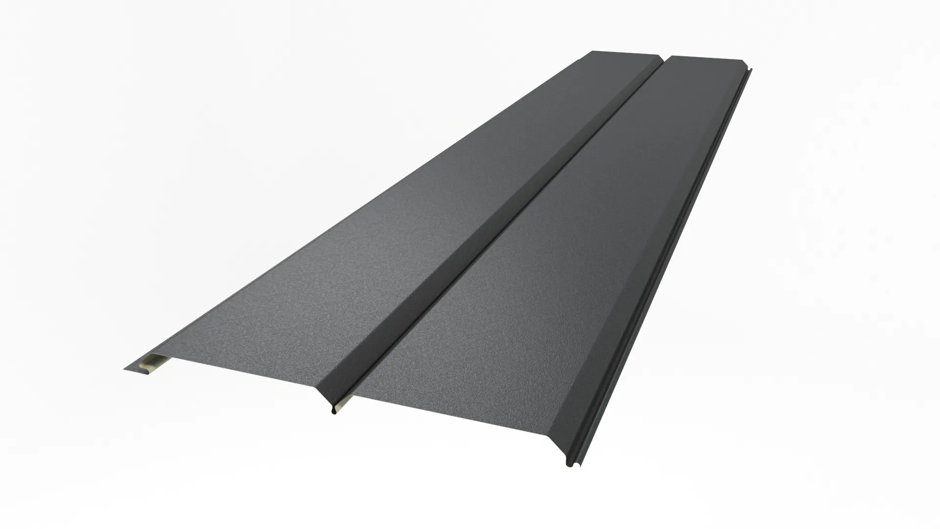 Металлический сайдинг L-Брус 240 APROFIL, Матовая, Графитовый серый, 01.35.1/03.1.13.131.7.21234.21223.4/3201