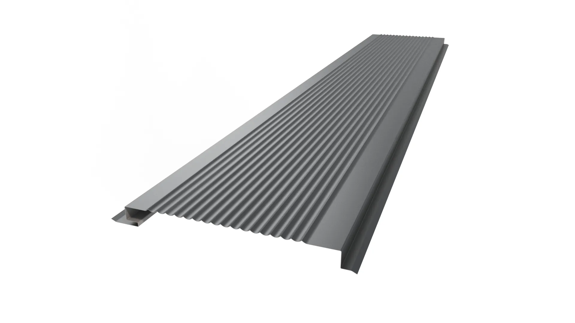 Металлический сайдинг 180 APROFIL, Полуглянцевая, Графитовый серый, 01.35.10/03.1.13.131.7.21232.811624.4/3207