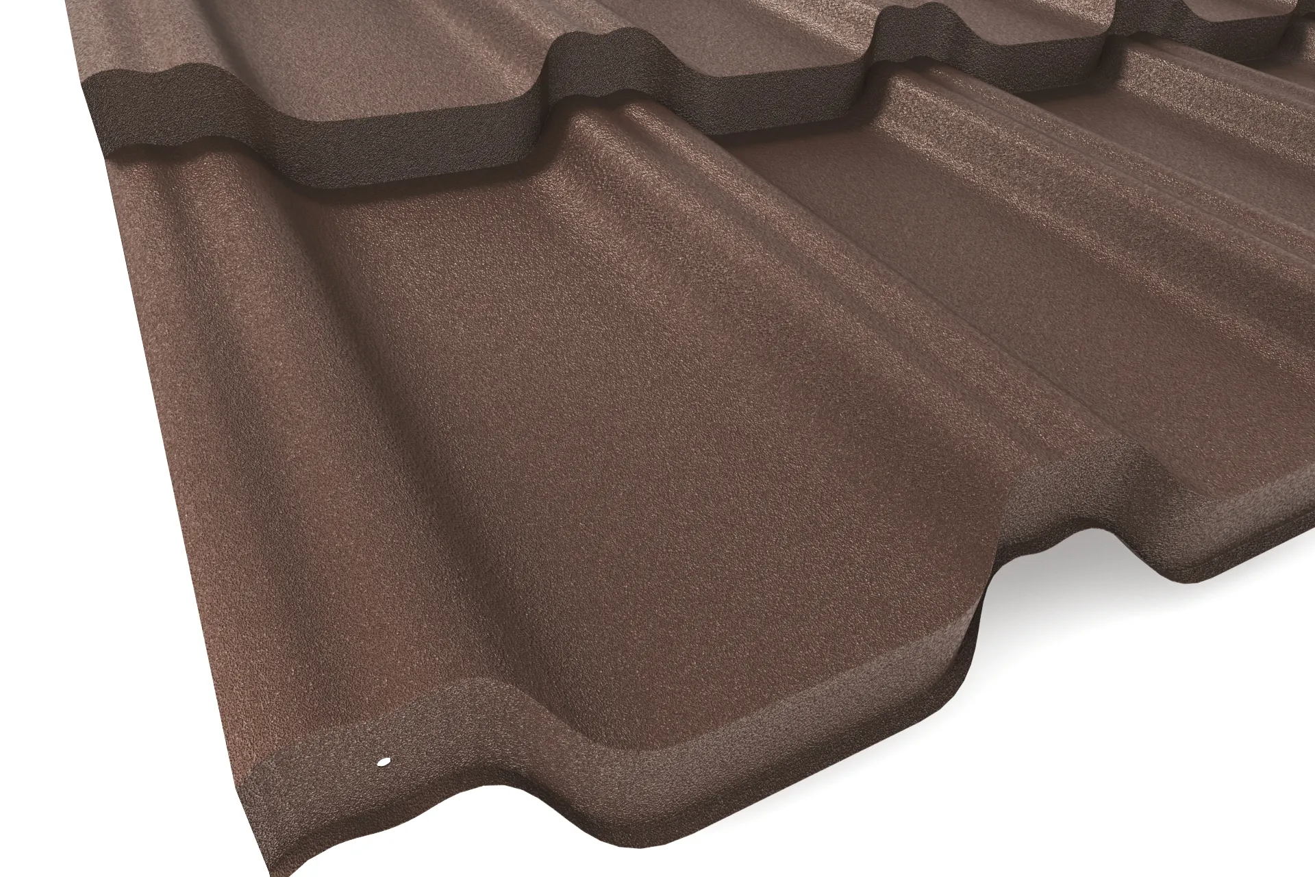 Металлочерепица APROFIL VICENZA (Виченца) PRO, Матовая, Шоколадно-коричневый, 01.9.961.1/66