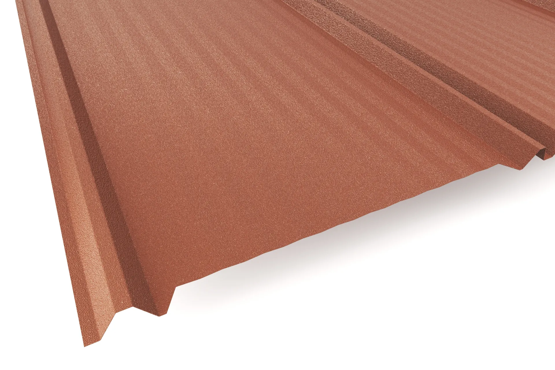 Профнастил под фальц APROFIL, Матовая, Медно-коричневый, 01.7.75.11/90