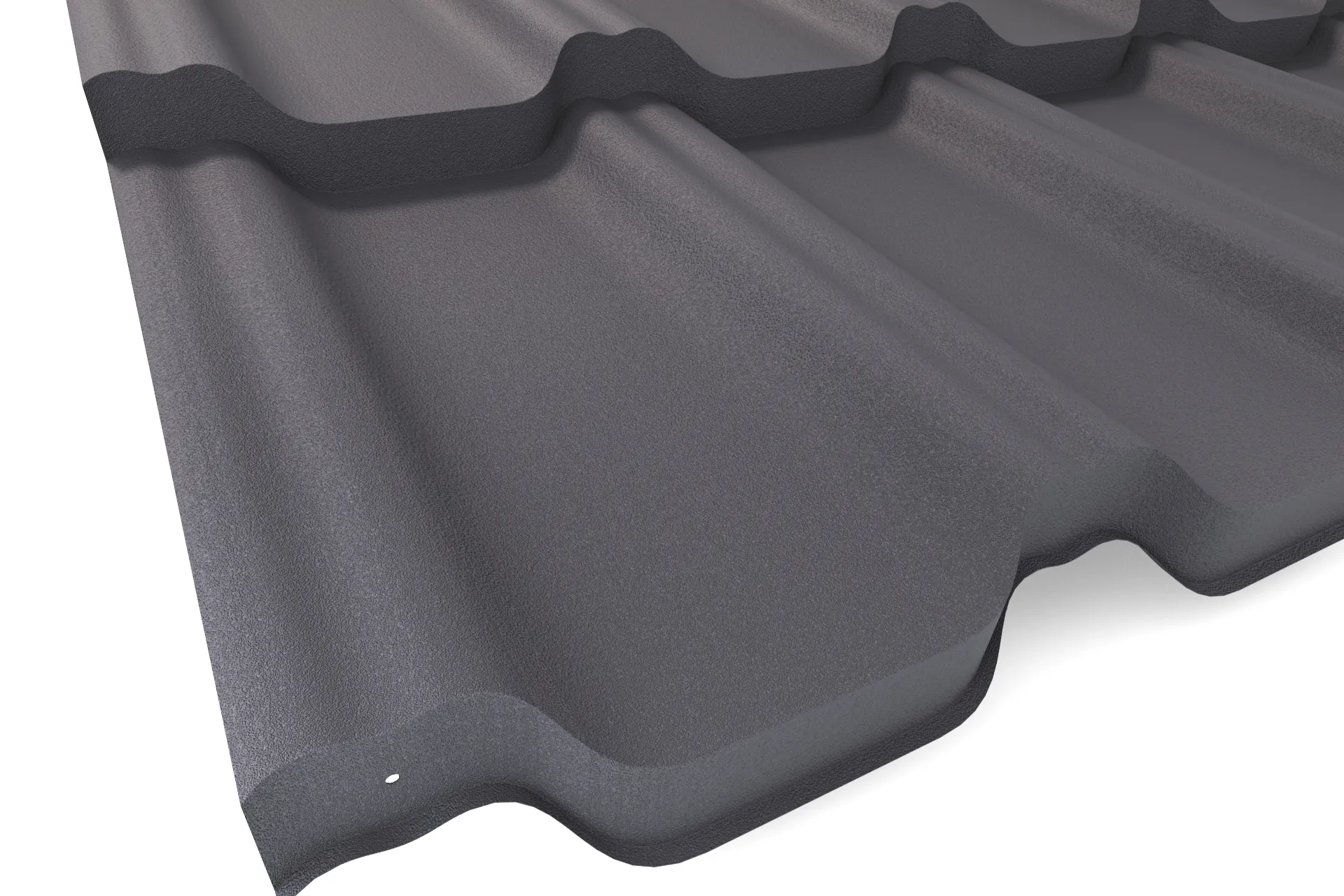 Металлочерепица APROFIL VICENZA (Виченца) PRO, Матовая, Графитовый серый, 01.9.961.1/67