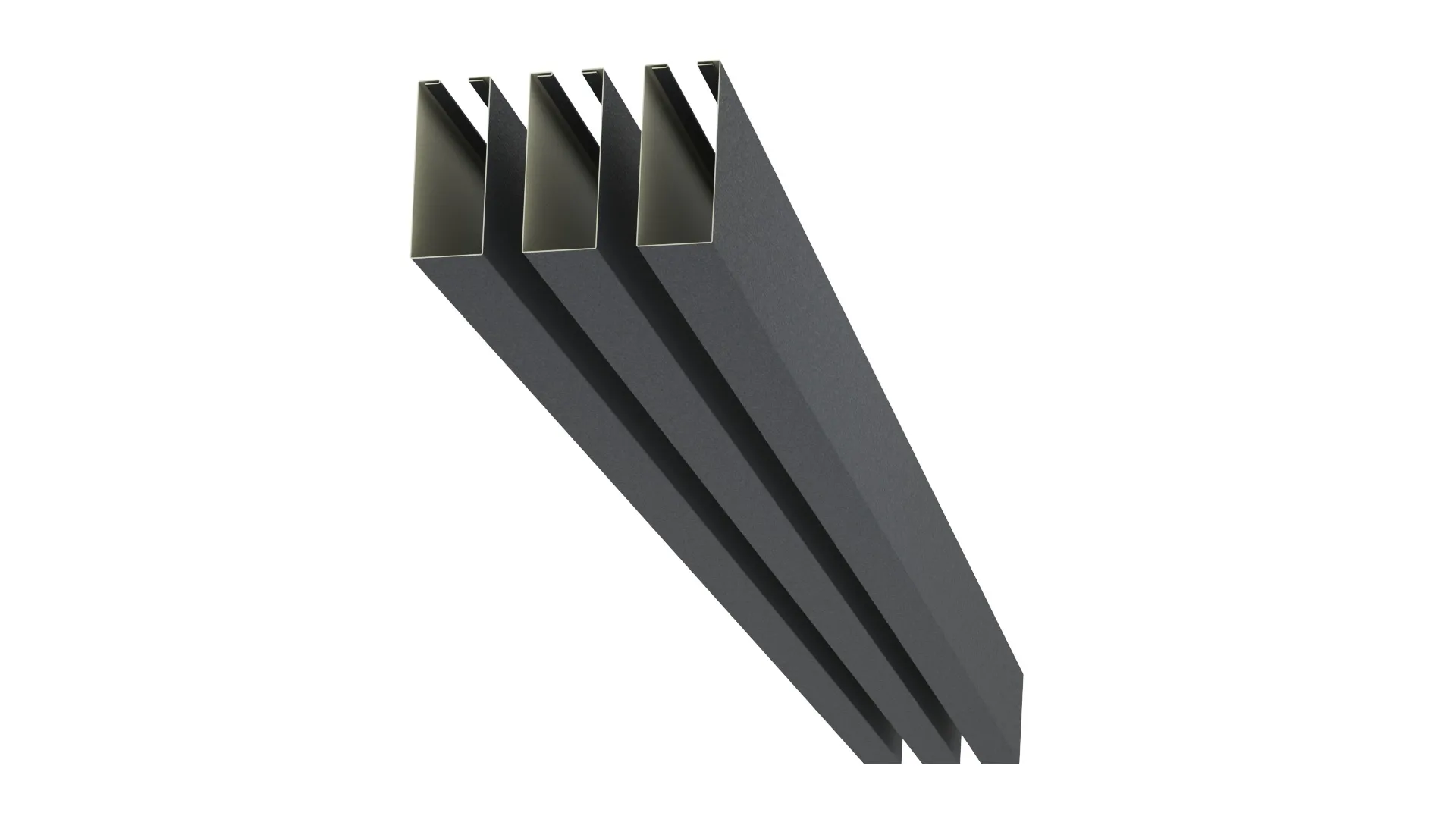 Рейка кубическая APROFIL, 152мм, Матовая, Графитовый серый, 01.32.322.3/03.1.13.131.7.21232.811625.6