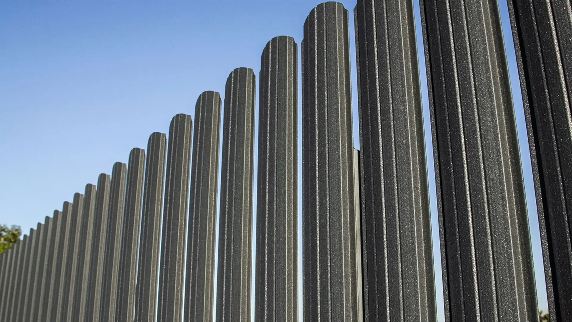 Штакетник полукруглый