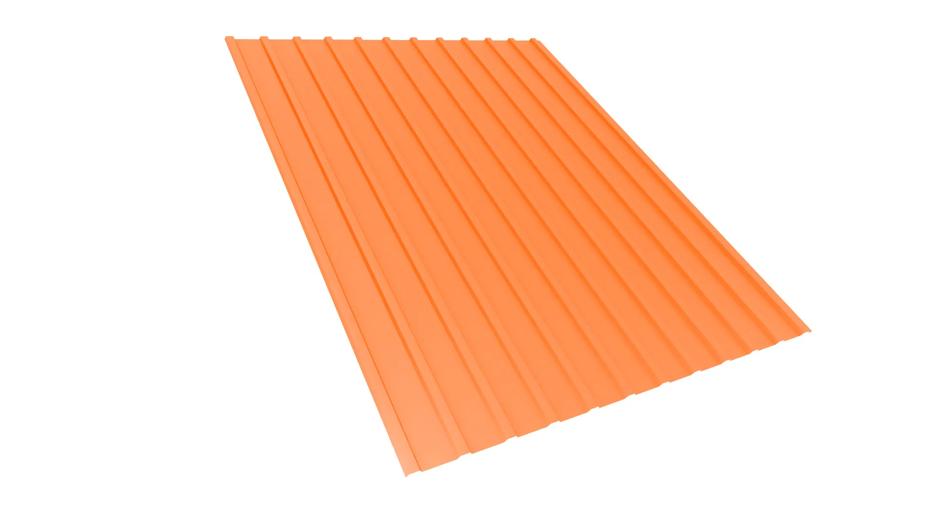 Профнастил С10 APROFIL, Полуглянцевая, Чистый оранжевый, 01.7.01.06/03.1.13.131.7.21232.811626.7/3302