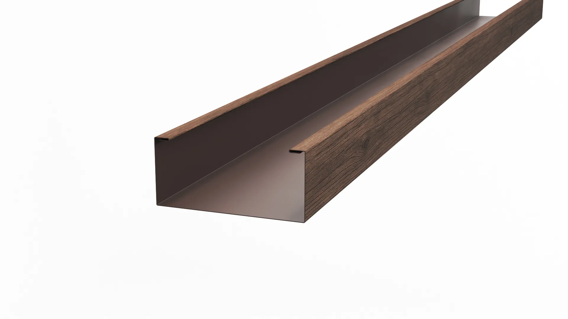 Рейка кубическая APROFIL, 245мм, Имитация дерева, камня, Maroon, 01.32.322.5/03.1.13.131.7.21226.12