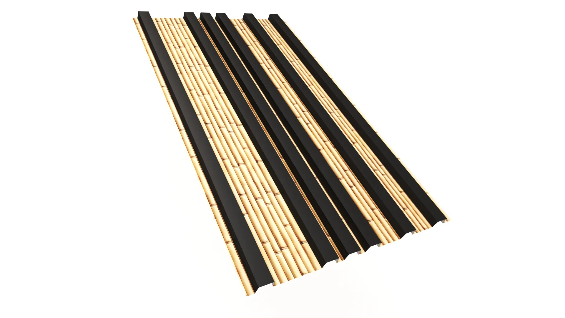 Фасадная дизайнерская панель ORMAN BAMBOO APROFIL, Имитация дерева, камня, Bamboo, 01.34.14.01/03.1.13.131.7.21226.1