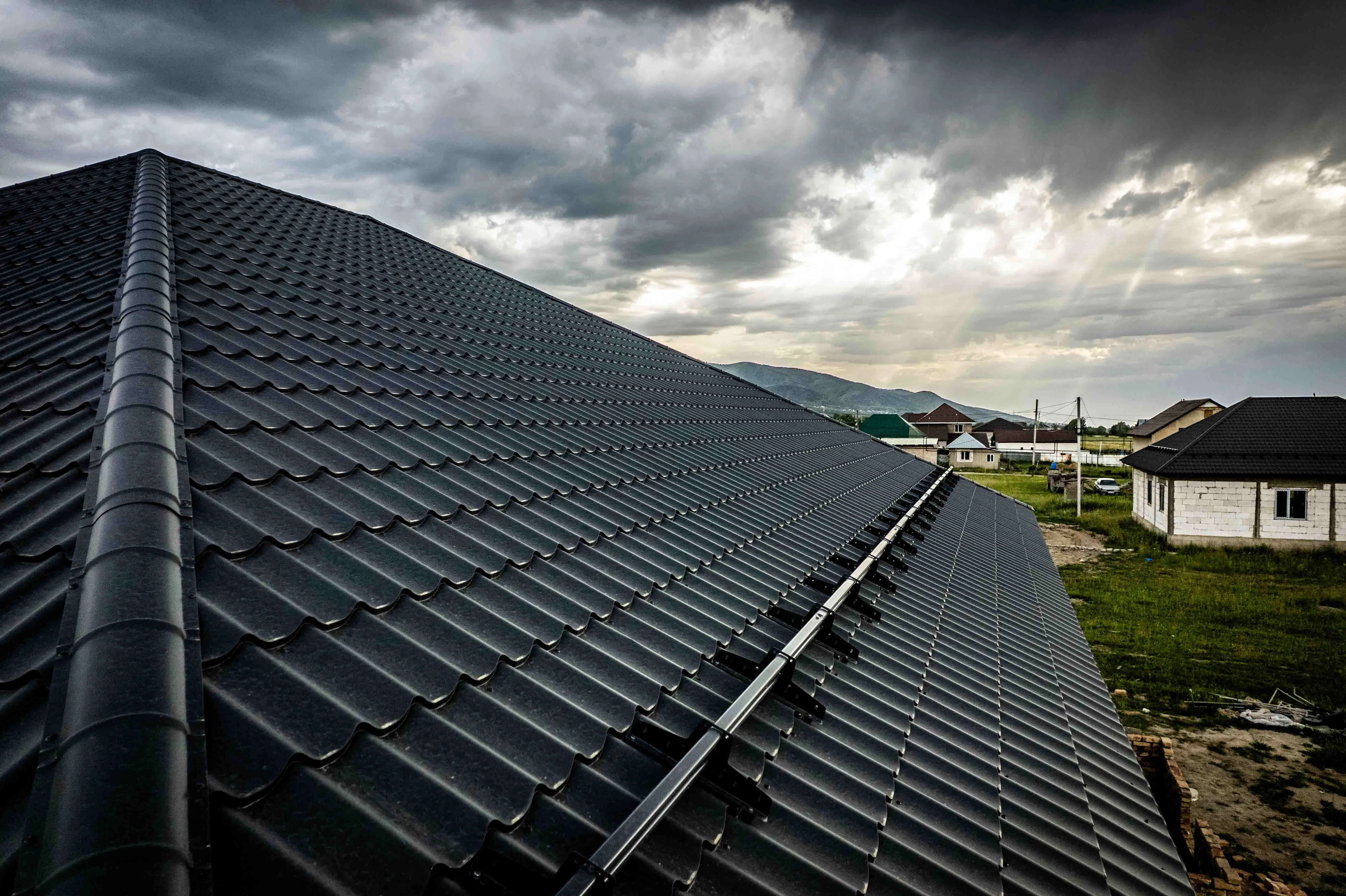 установка снегозадержателей