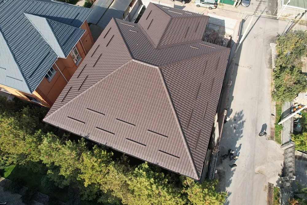 Модульная металлочерепица VICENZA, частный дом, Алматы, 2023.07 