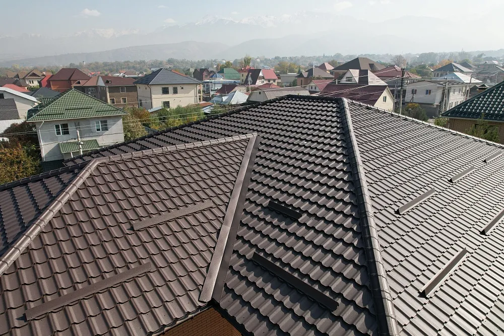 Модульная металлочерепица VICENZA, частный дом, Алматы, 2023.07 