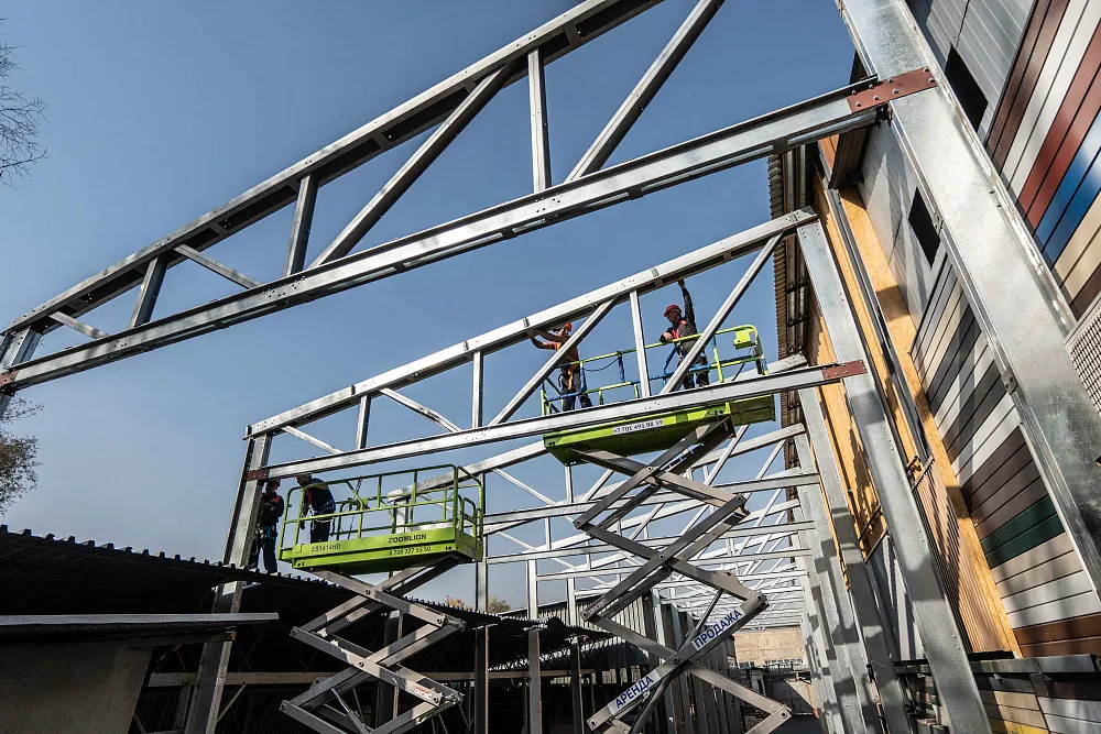 Каркас навеса из ЛСТК APROFIL в Алматы