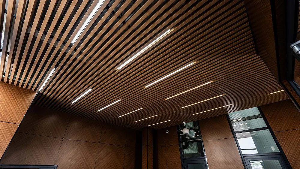 Кубические реечные потолки