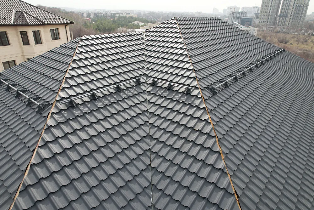 Модульная металлочерепица VICENZA, частный дом, Алматы, 2023 