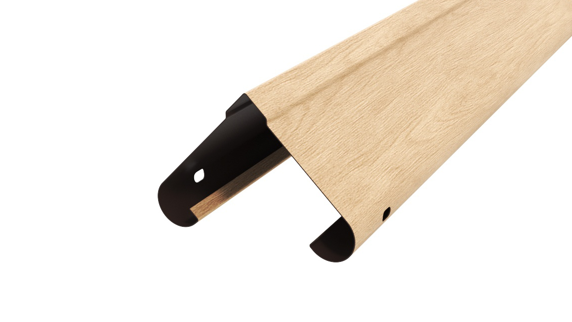 Забор-жалюзи Симметрика APROFIL, Имитация дерева, камня: Сосна P-Tех (СИМ-ПАТТЕРН-Сосна-P-Tех-0.45-15)