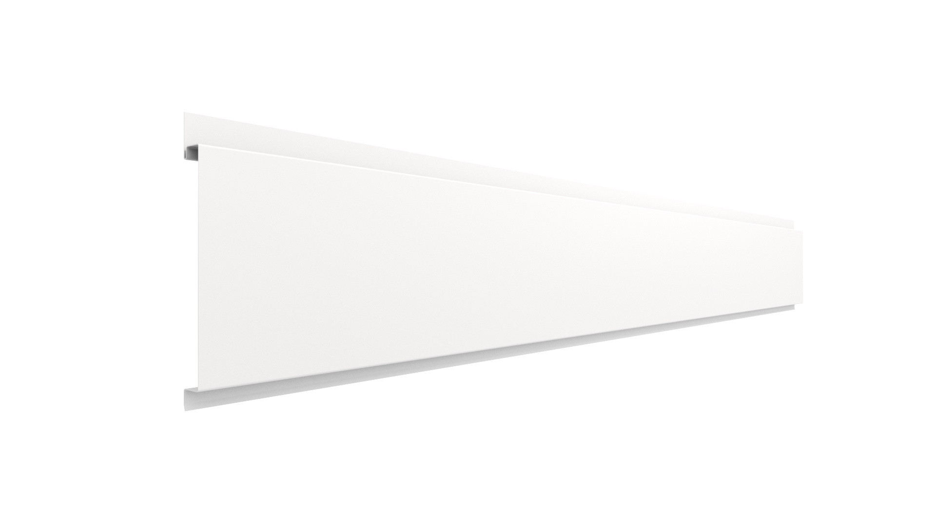 Металлический сайдинг 120 APROFIL, Полуглянцевая: Сигнальный белый (С120-ПГЛ-9003-0.45-1)