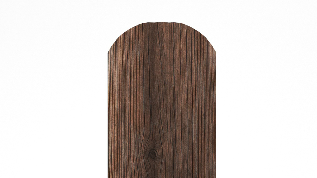 Штакетник М-образный APROFIL, 110мм, Имитация дерева, камня: Maroon (ШМ-ПАТТЕРН-Maroon-0.45-15)