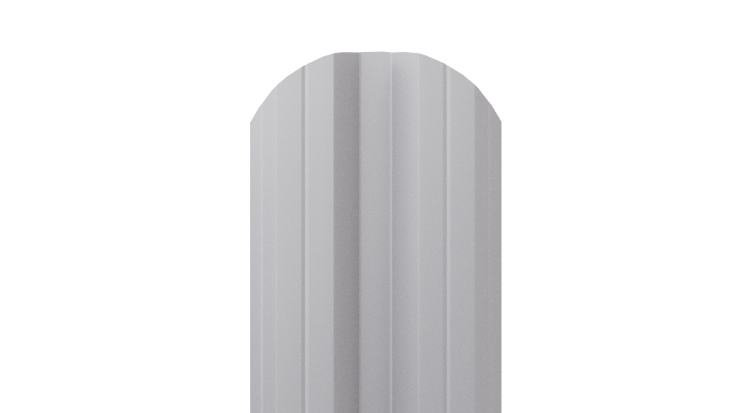 Штакетник М-образный APROFIL, 110мм, Полуглянцевая: Сигнальный серый (ШМ-ПГЛ-7004-0.45-1)