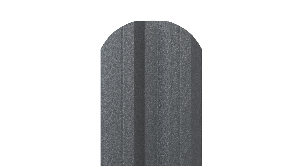 Штакетник М-образный APROFIL, 110мм, Матовая: Антрацитово-серый (ШМ-МАТ-7016-0.5-15)