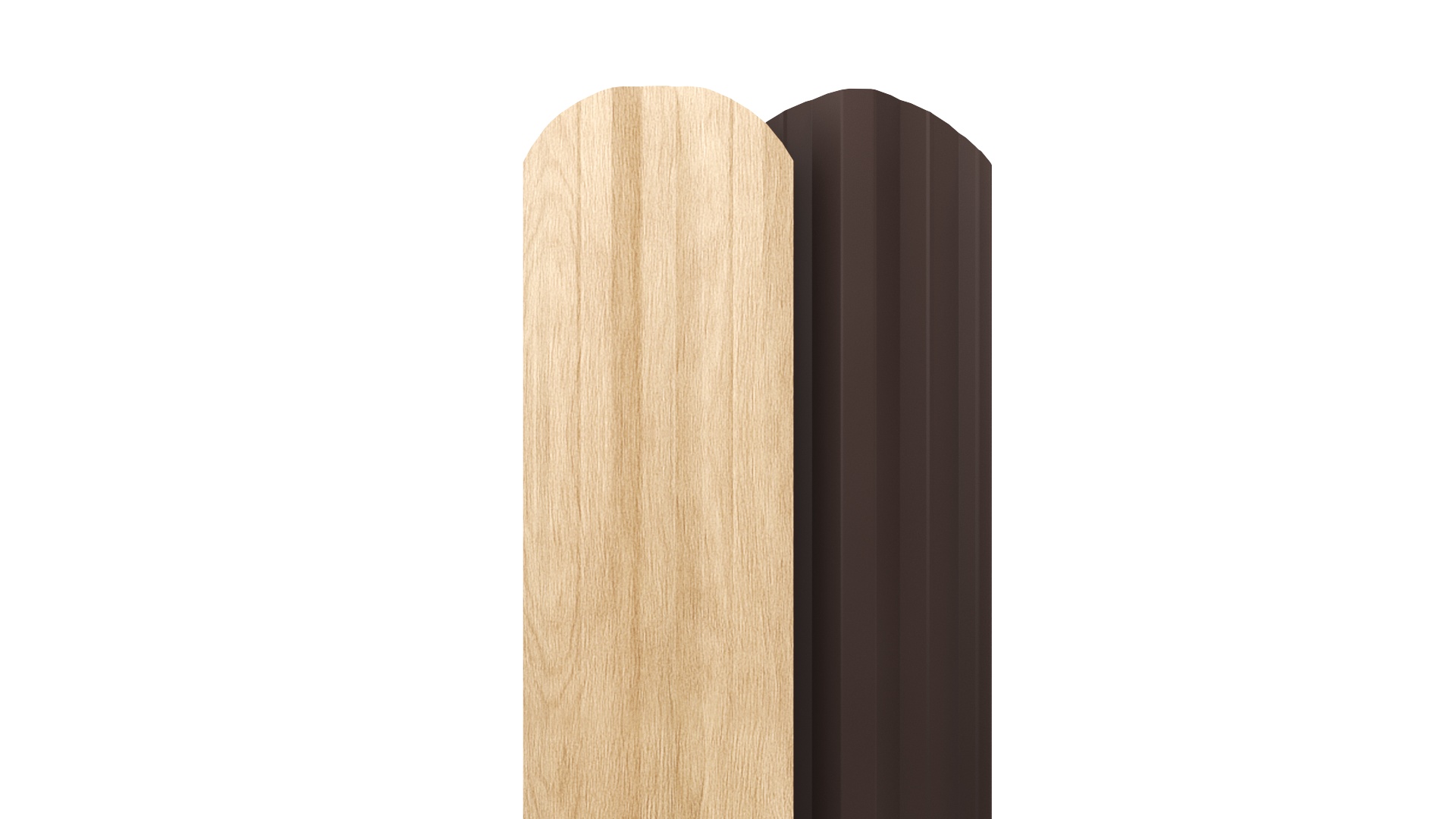 Штакетник М-образный APROFIL, 110мм, Имитация дерева, камня: Сосна P-Tех (ШМ-ПАТТЕРН-Сосна-P-Tех-0.45-15)