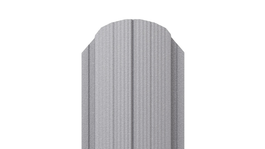 Штакетник Полукруглый APROFIL, 105мм, Матовая: Антрацитово-серый (ШП-МАТ-7016-0.5-15)