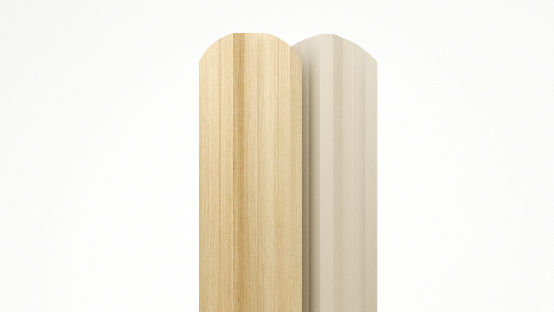 Штакетник М-образный APROFIL, 110мм, Имитация дерева, камня: Noche New (ШМ-ПАТТЕРН-Noche-New-0.45-15)