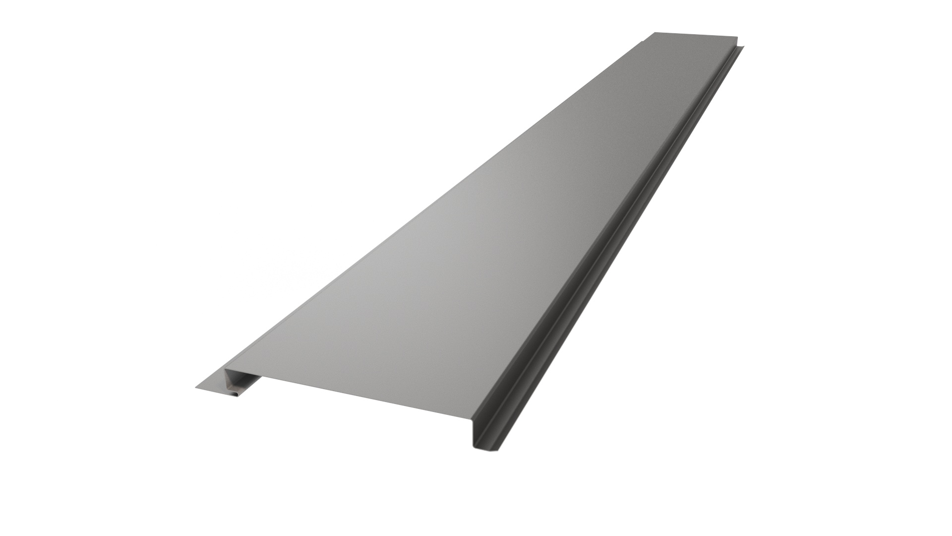 Металлический сайдинг 120 APROFIL, Полуглянцевая: Графитовый серый (С120-ПГЛ-7024-0.45-1)