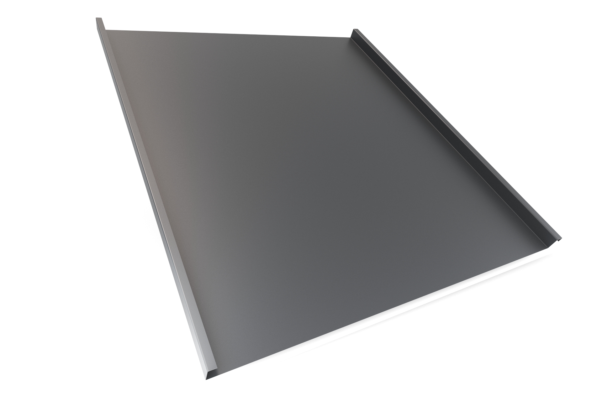 Фальцевая кровля APROFIL, Полуглянцевая, Графитовый серый, 01.1.4/143