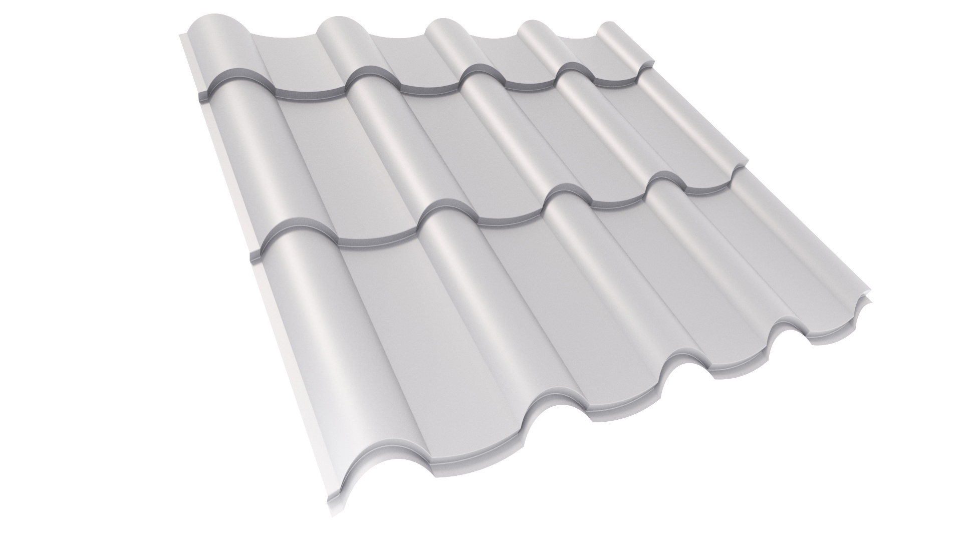 Металлочерепица ANDALUSIA (Андалузия) APROFIL, Полуглянцевая, Сигнальный серый, PE 100 UV, 01.9.3.2/03.1.13.131.7.21232.811624.3
