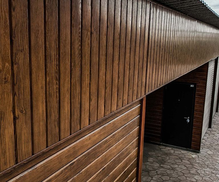 Металлический сайдинг для фасада