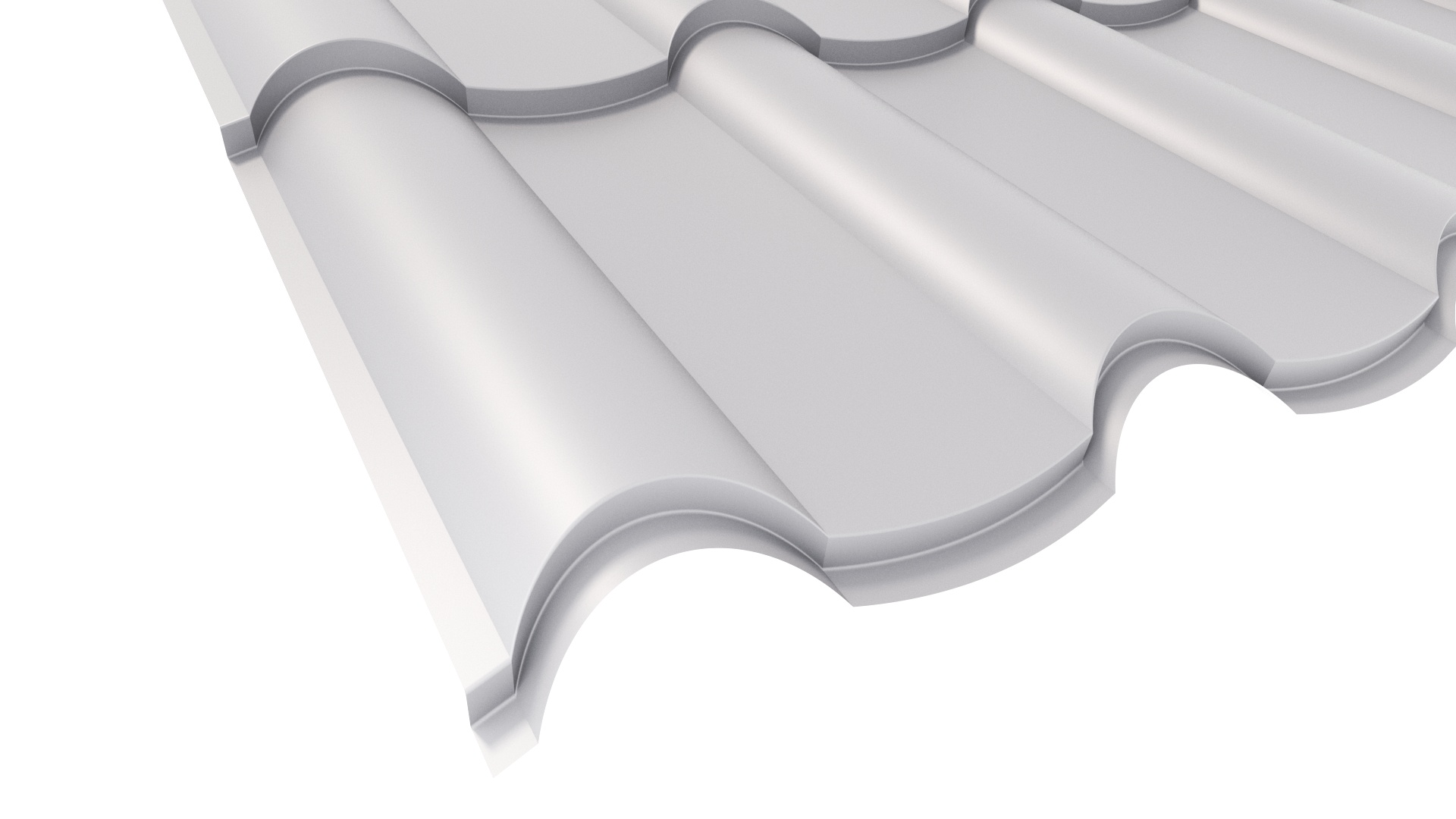 Металлочерепица ANDALUSIA (Андалузия) APROFIL, Полуглянцевая, Сигнальный серый, PE 100 UV, 01.9.3.2/03.1.13.131.7.21232.811624.3