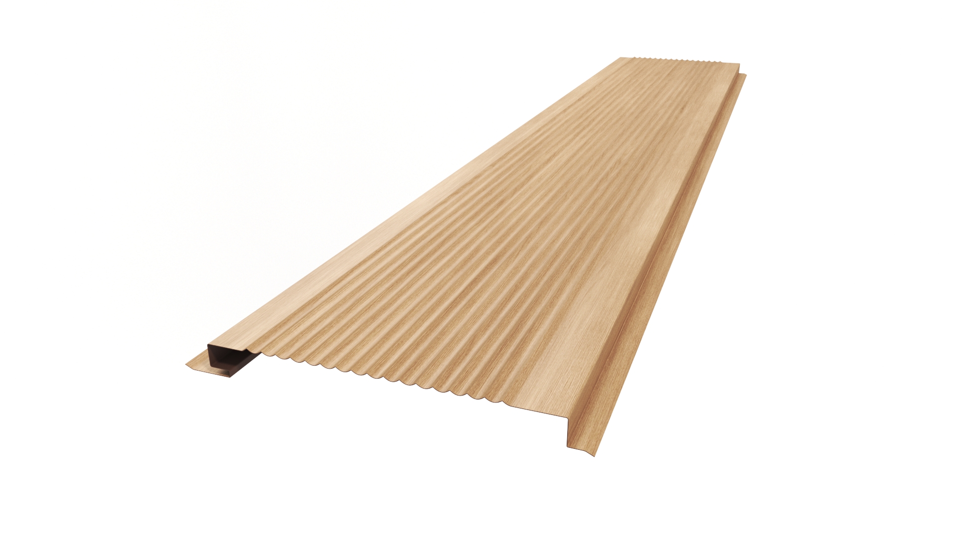 Металлический сайдинг 180 APROFIL, Имитация дерева, камня: Сосна P-Tех (С180-ПАТТЕРН-Сосна-P-Tех-0.5-15)