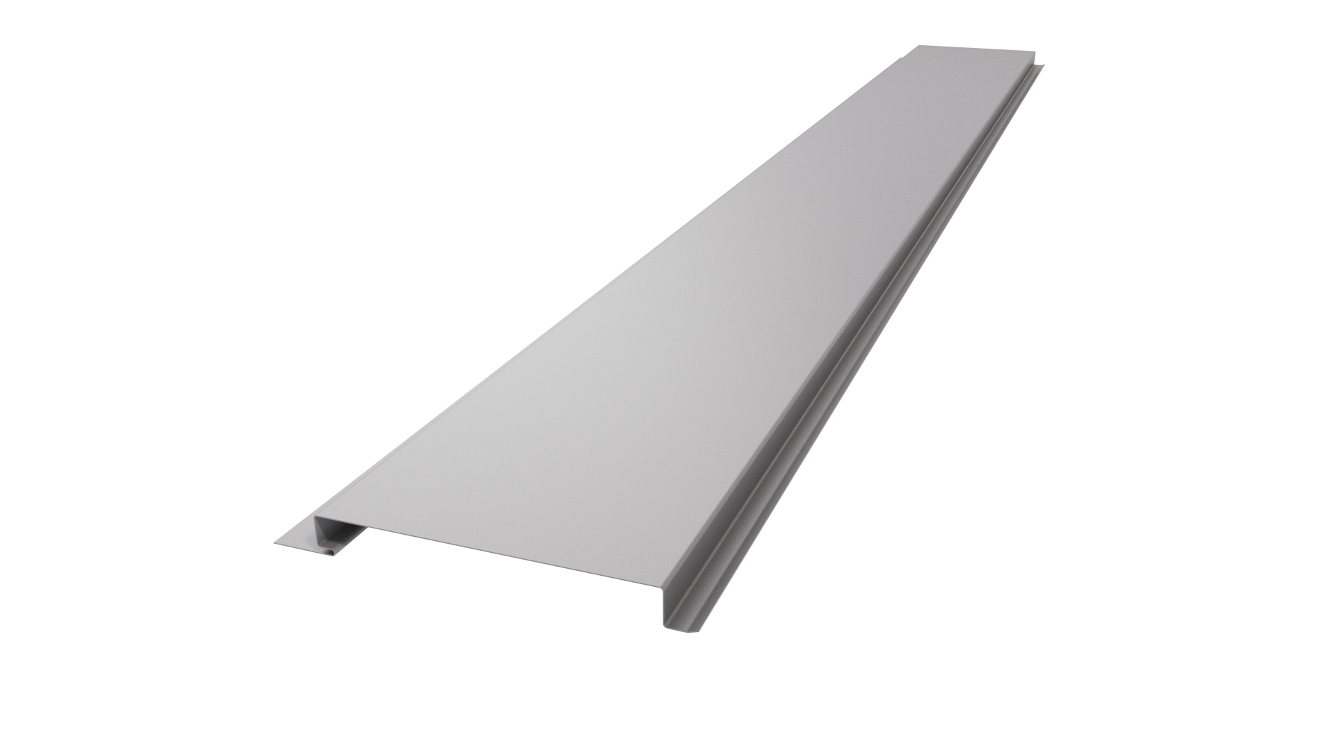 Металлический сайдинг 120 APROFIL, Полуглянцевая: Сигнальный серый (С120-ПГЛ-7004-0.68-1)