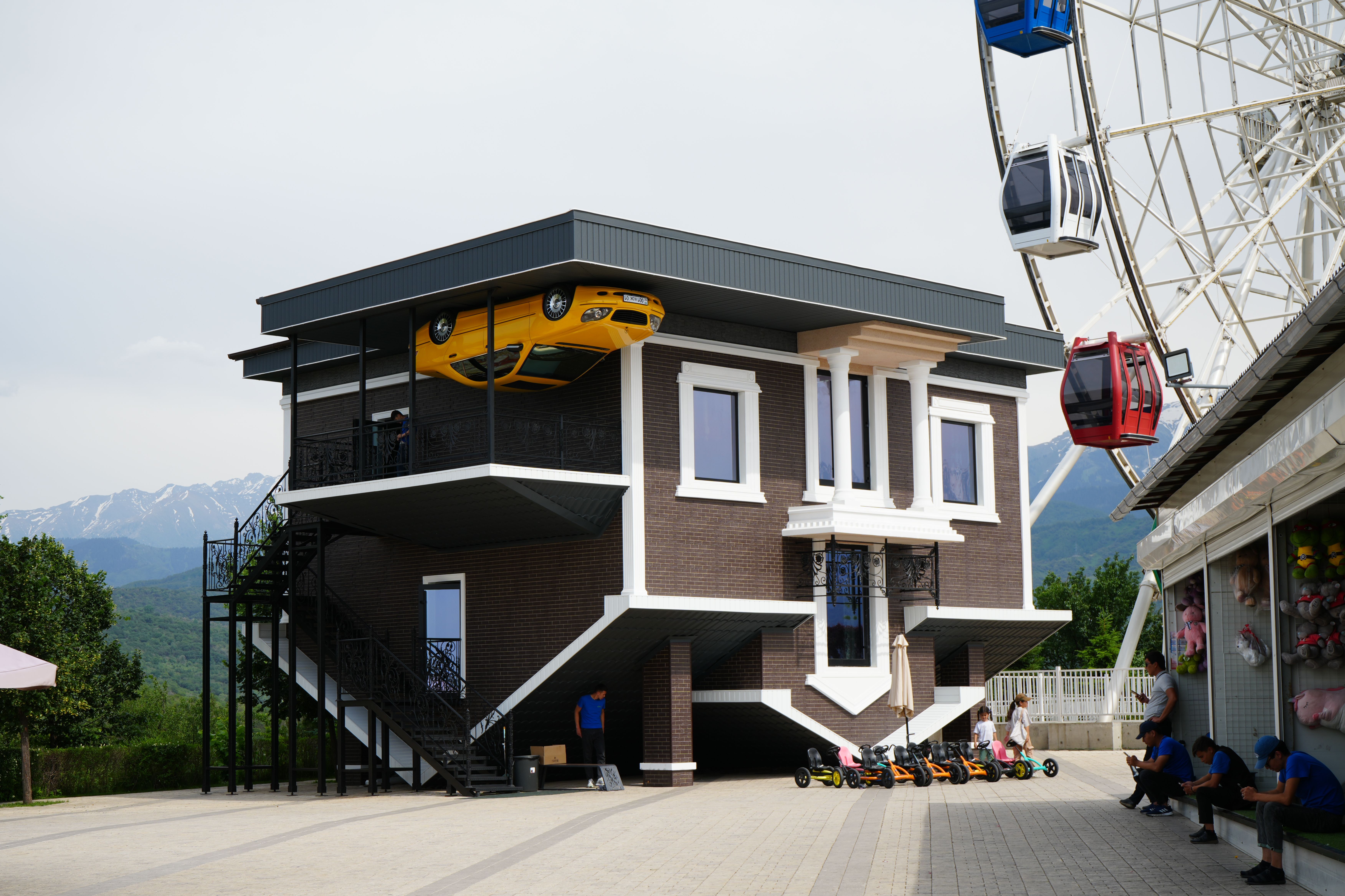 Металлочерепица ANDALUSIA, дом-перевертыш, Алматы, 2023 