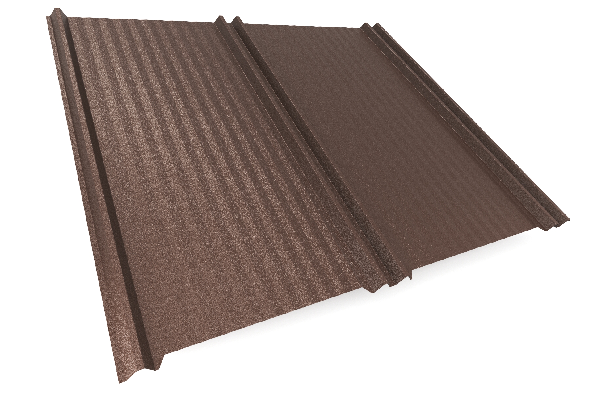 Профнастил под фальц APROFIL, Матовая, Шоколадно-коричневый, 01.7.75.11/91
