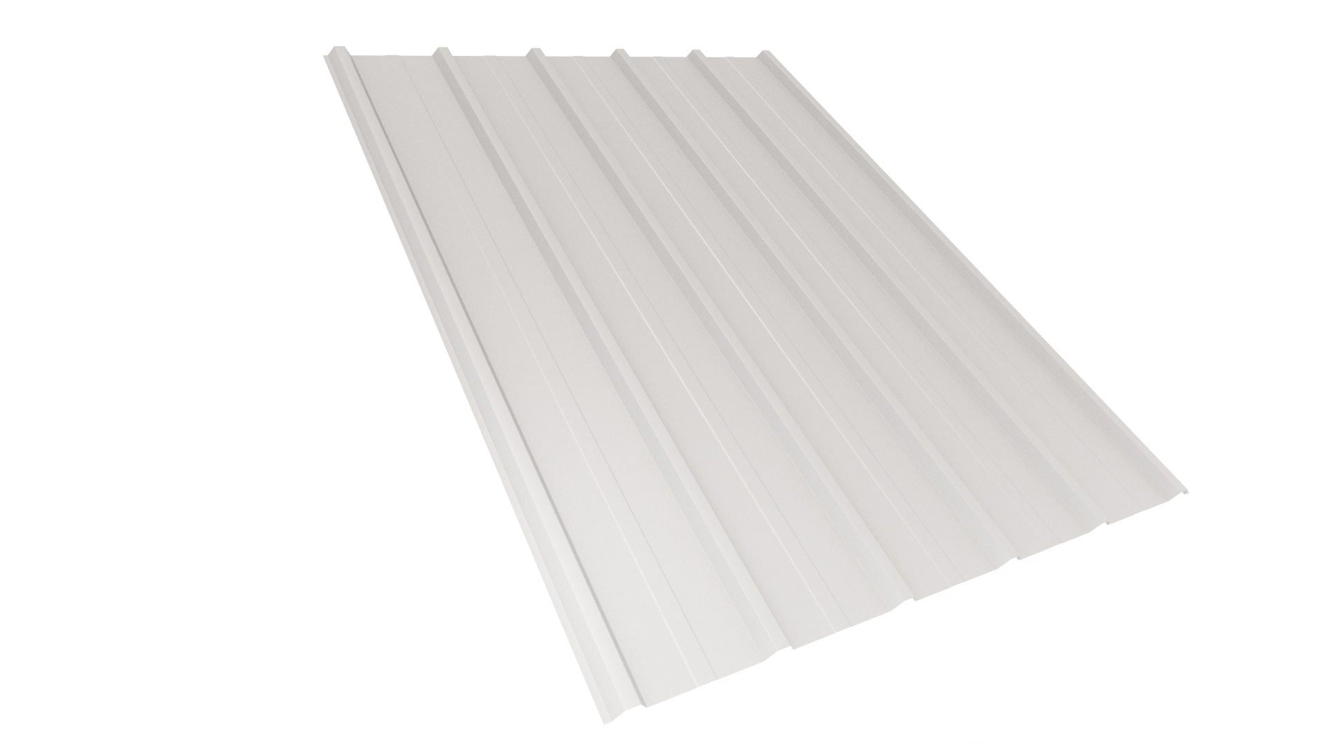 Профнастил НС20 APROFIL, Полуглянцевая: Сигнальный белый (НС20-ПГЛ-9003-0.68-1)