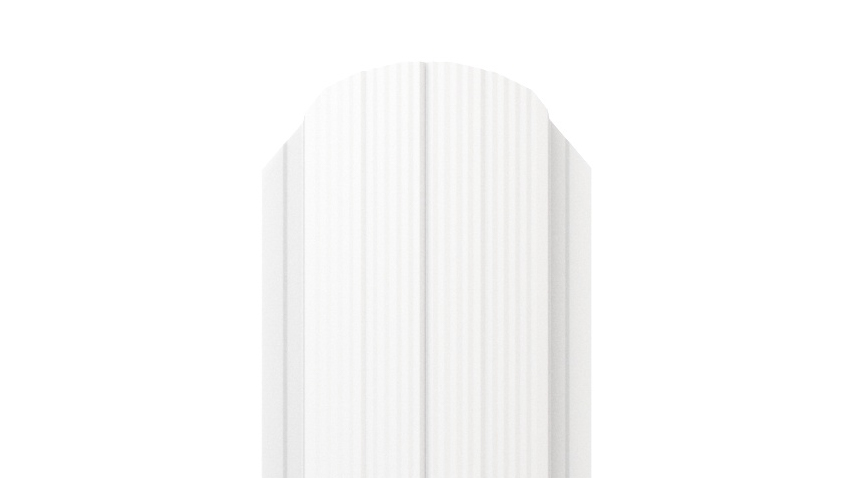 Штакетник Полукруглый APROFIL, 105мм, Полуглянцевая: Сигнальный серый (ШП-ПГЛ-7004-0.45-1)