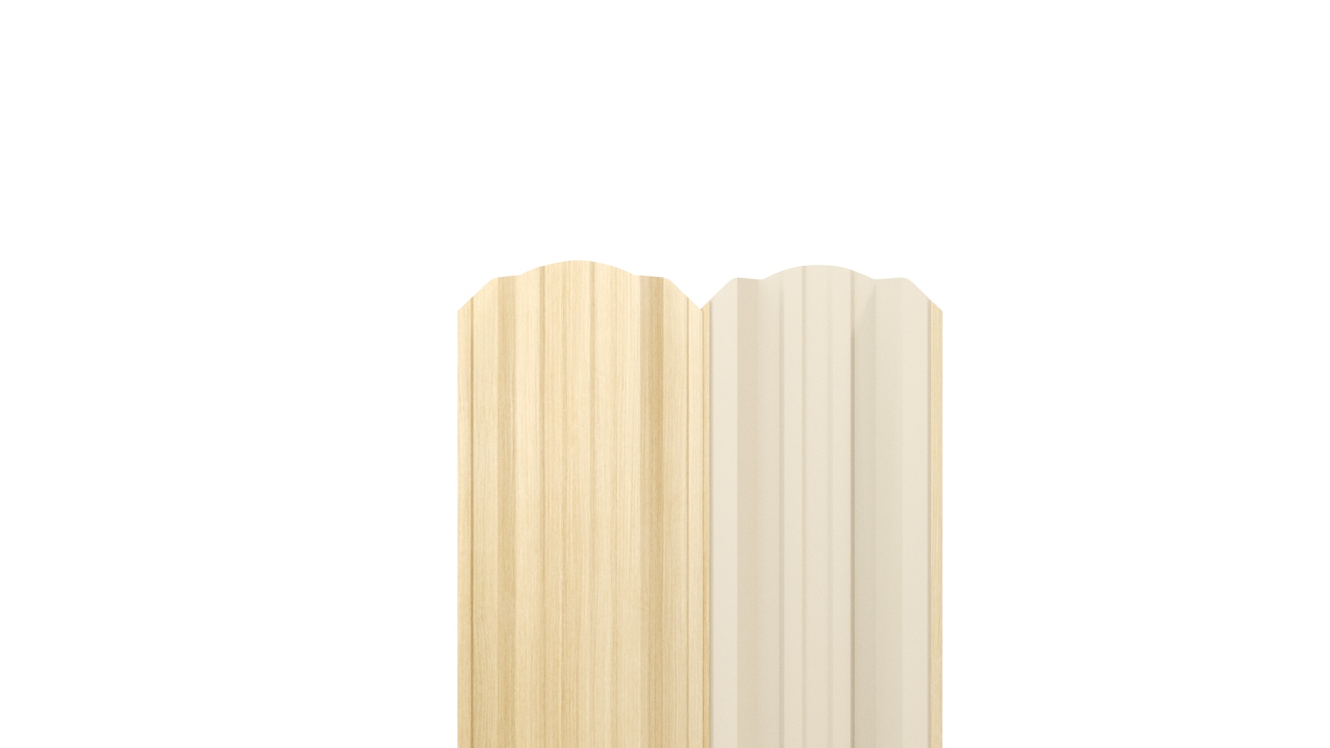 Штакетник Трапециевидный APROFIL, 114мм, Имитация дерева, камня: Noche New (ШТ-ПАТТЕРН-Noche-New-0.45-15)