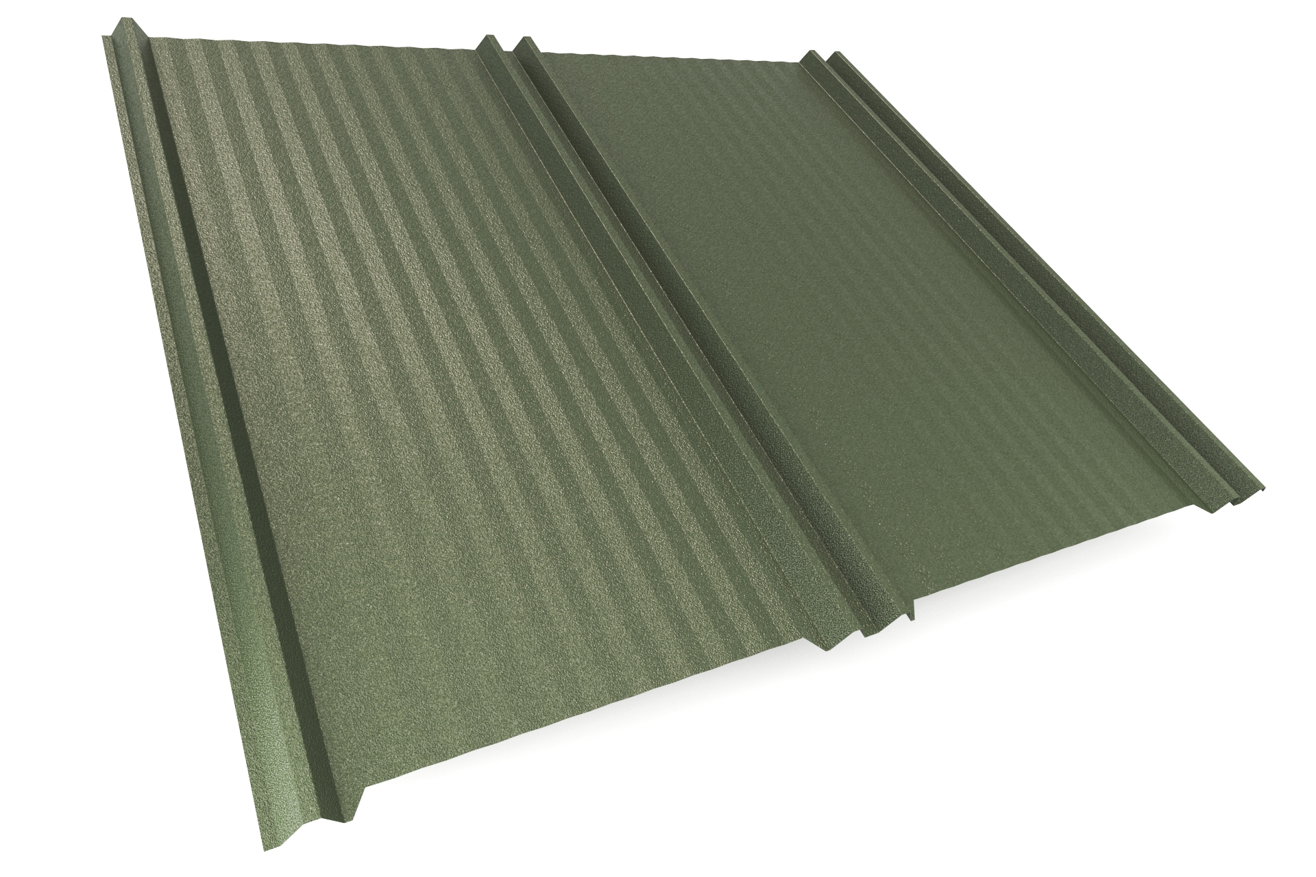 Профнастил под фальц APROFIL, Матовая, Бутылочно-зеленый, 01.7.75.11/88