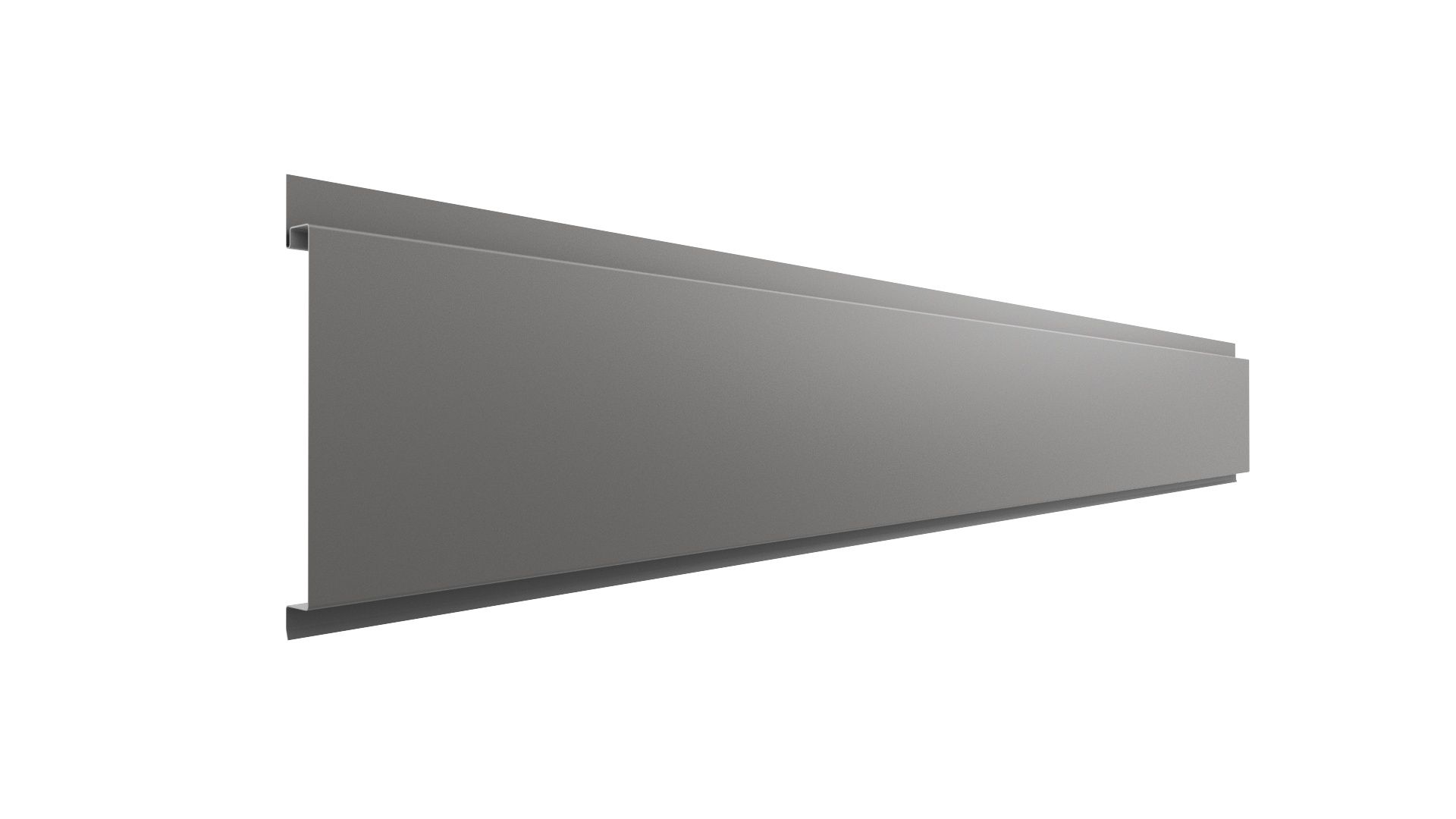 Металлический сайдинг 120 APROFIL, Полуглянцевая: Графитовый серый (С120-ПГЛ-7024-0.45-1)