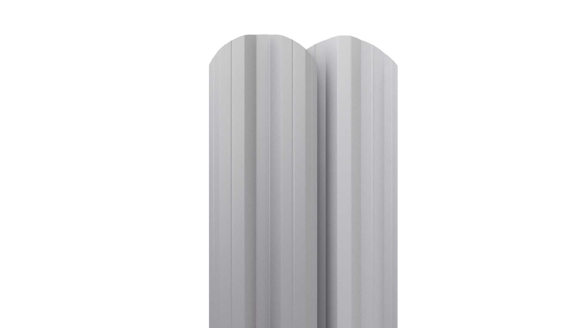 Штакетник М-образный APROFIL, 110мм, Полуглянцевая, Сигнальный серый, 01.26.1.6/03.1.13.131.7.21234.21225.19