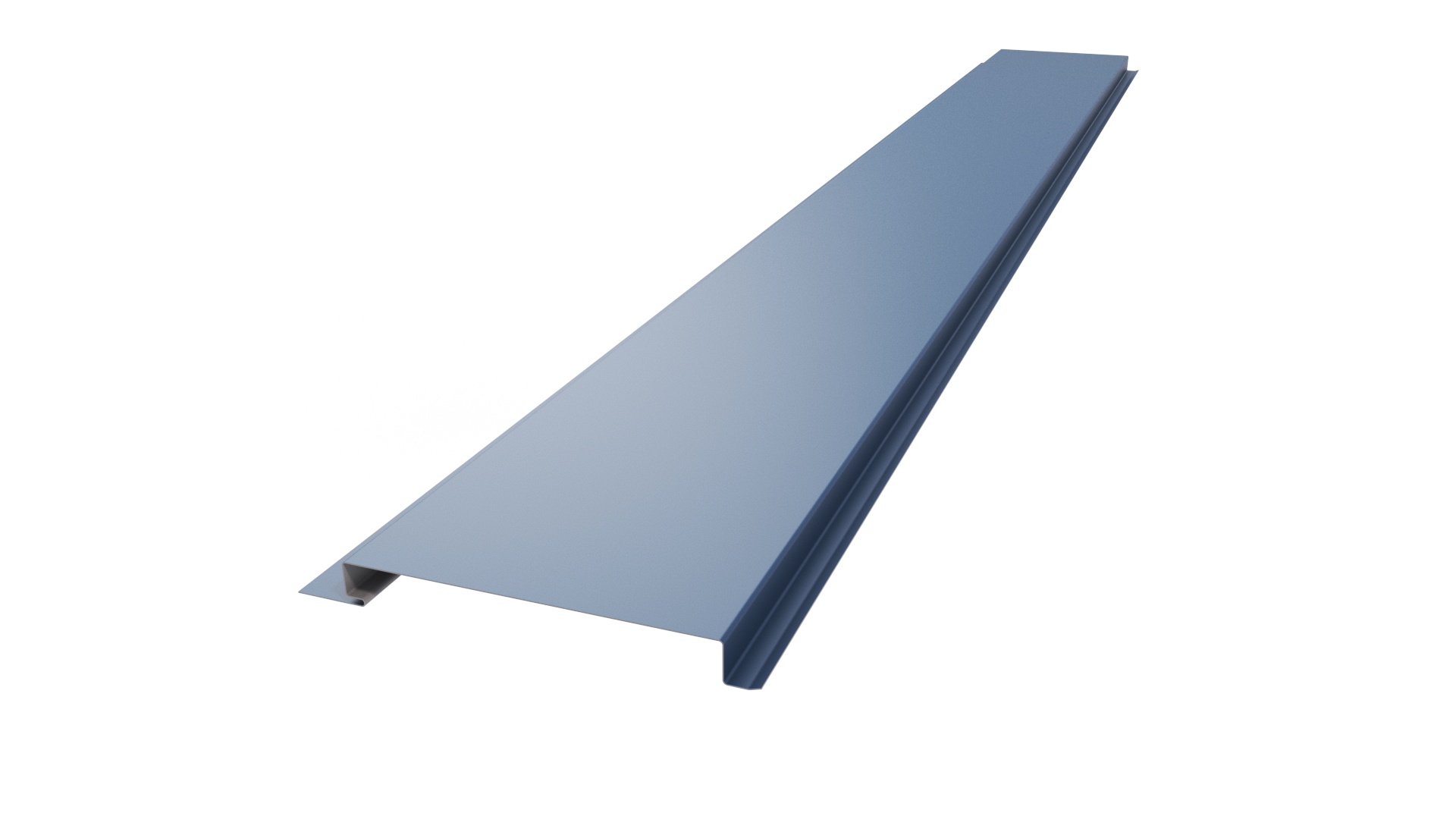 Металлический сайдинг 120 APROFIL, Полуглянцевая: Сигнальный синий (С120-ПГЛ-5005-0.68-1)