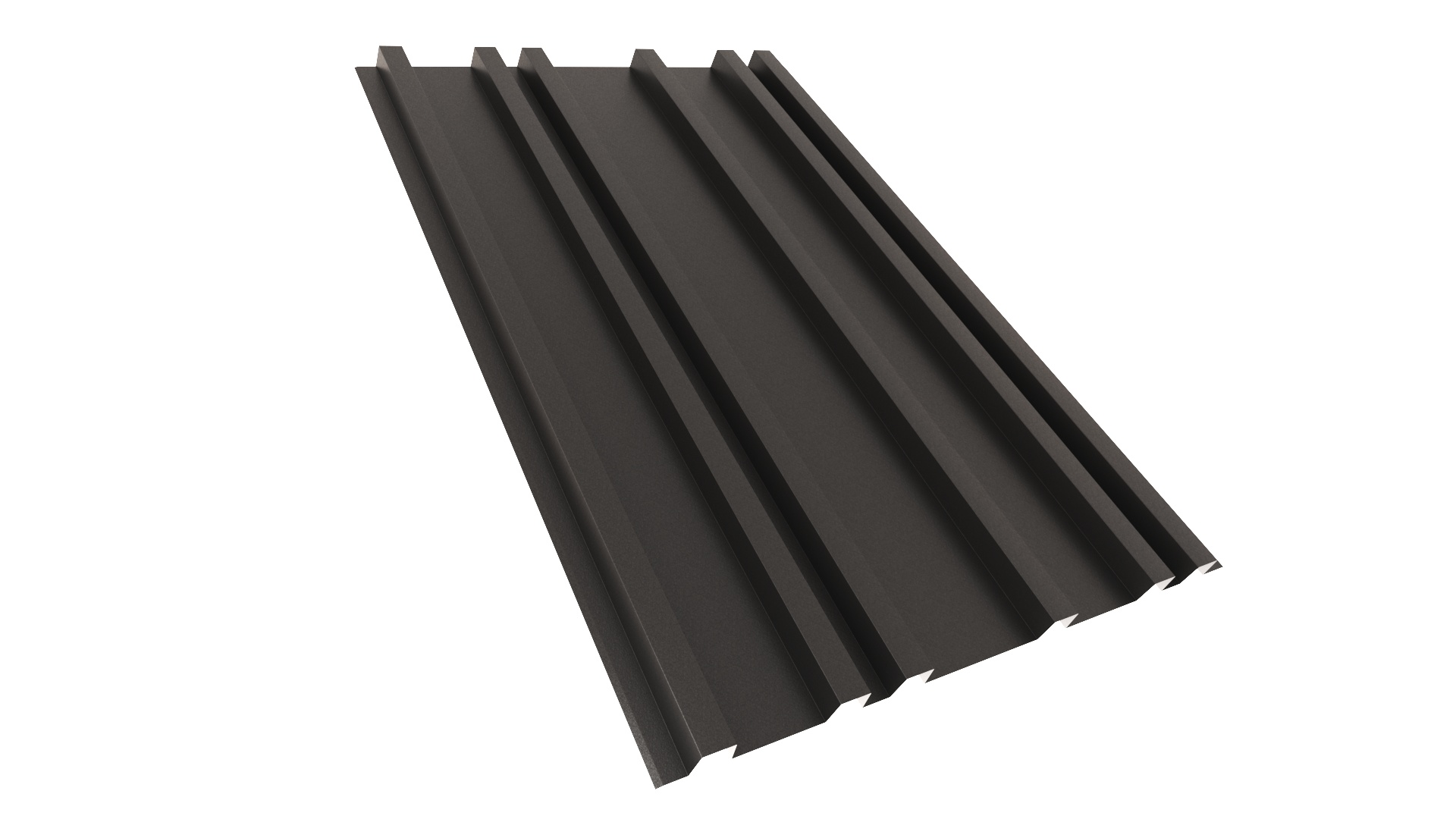 Фасадная дизайнерская панель CANYON C6 APROFIL, Матовая: Глубокий черный (CC6-МАТ-9005-0.5-15)