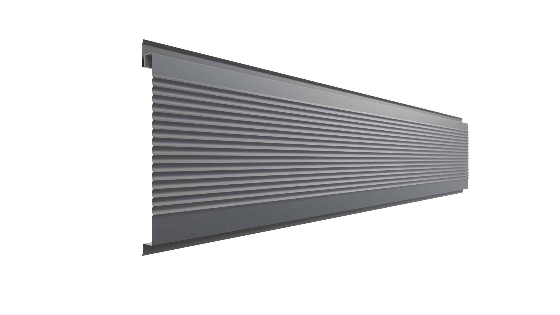 Металлический сайдинг 180 APROFIL, Полуглянцевая: Графитовый серый (С180-ПГЛ-7024-0.45-1)