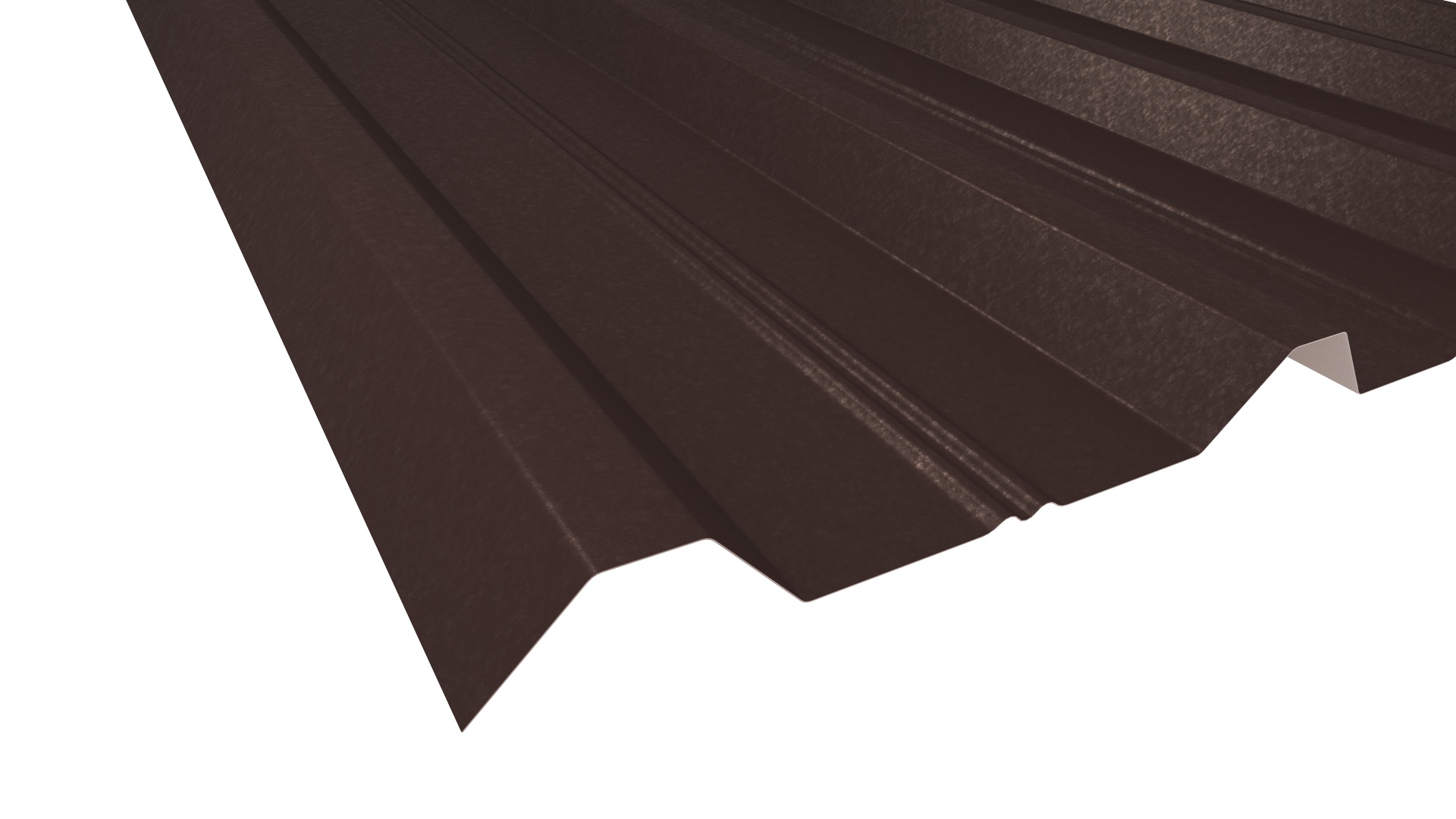 Профнастил НС35 APROFIL, Матовая: Серо-коричневый (НС35-МАТ-8019-0.5-15)