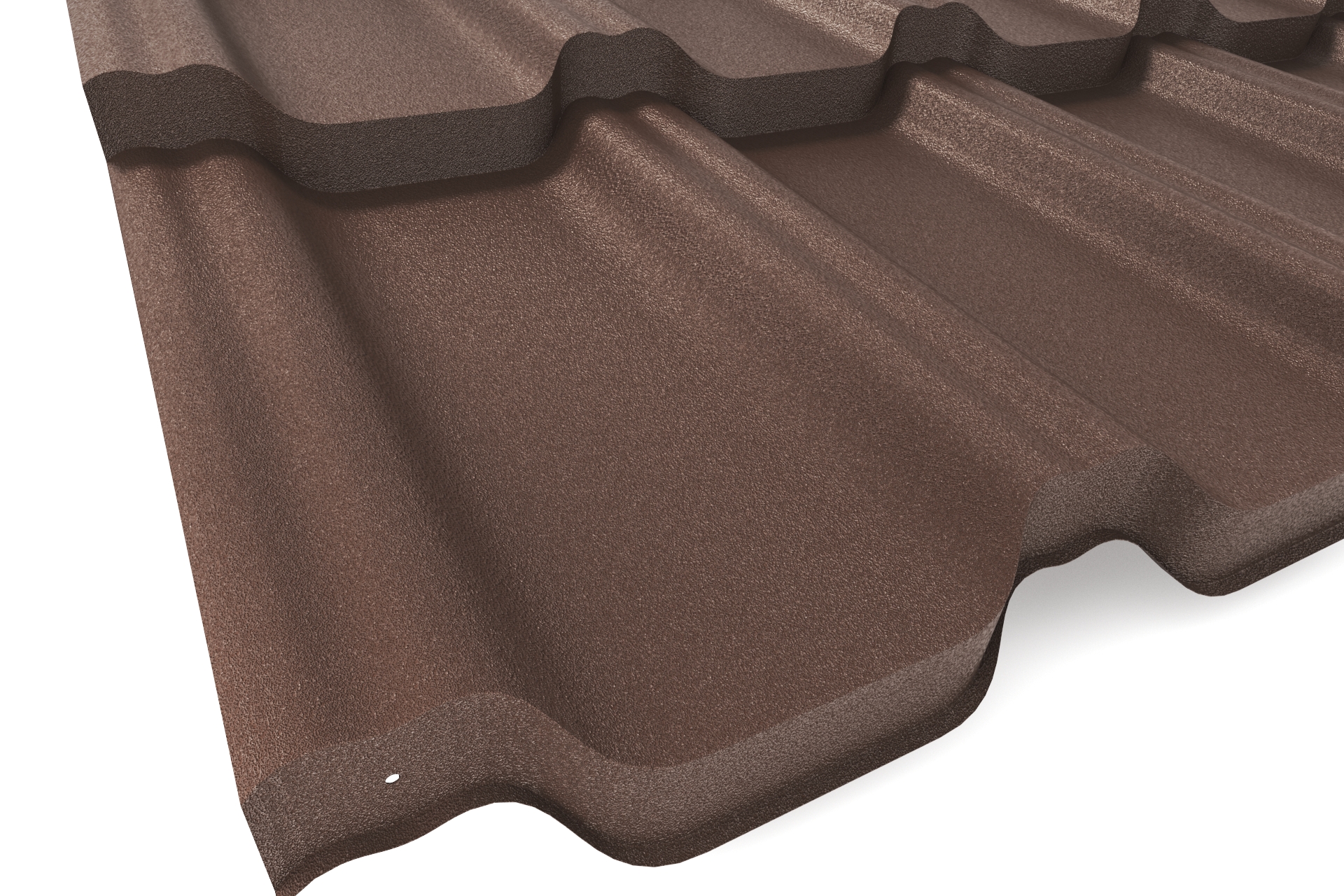 Металлочерепица APROFIL VICENZA (Виченца) PRO, Матовая, Шоколадно-коричневый, 01.9.961.1/66