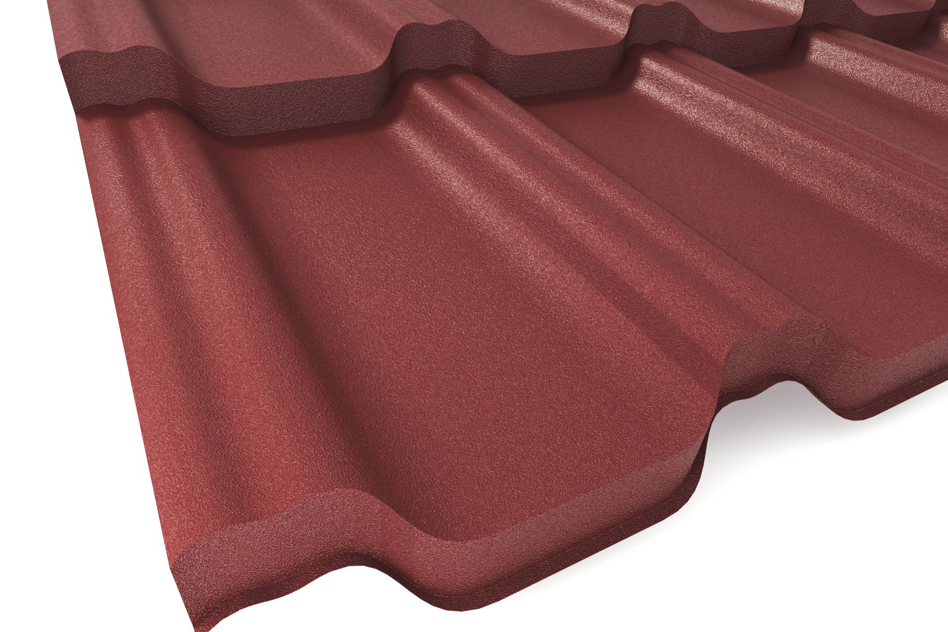 Металлочерепица APROFIL VICENZA (Виченца), Матовая, Винно-красный, 01.9.961.2/69