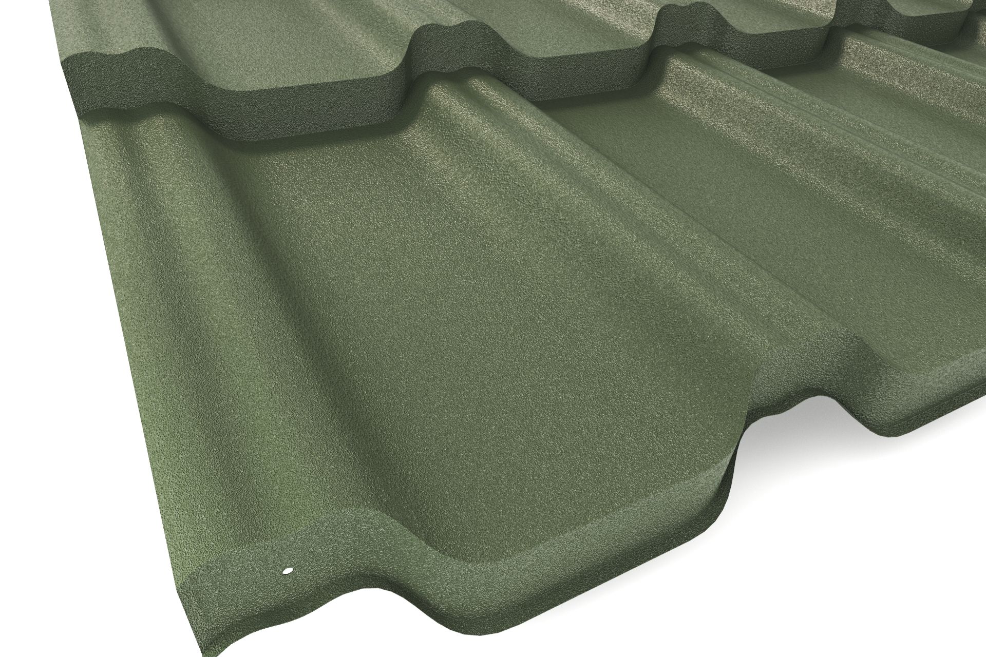 Модульная металлочерепица VICENZA PRO (Виченца Про) APROFIL, Матовая: Бутылочно-зеленый (VP-МАТ-6007-0.47-7)