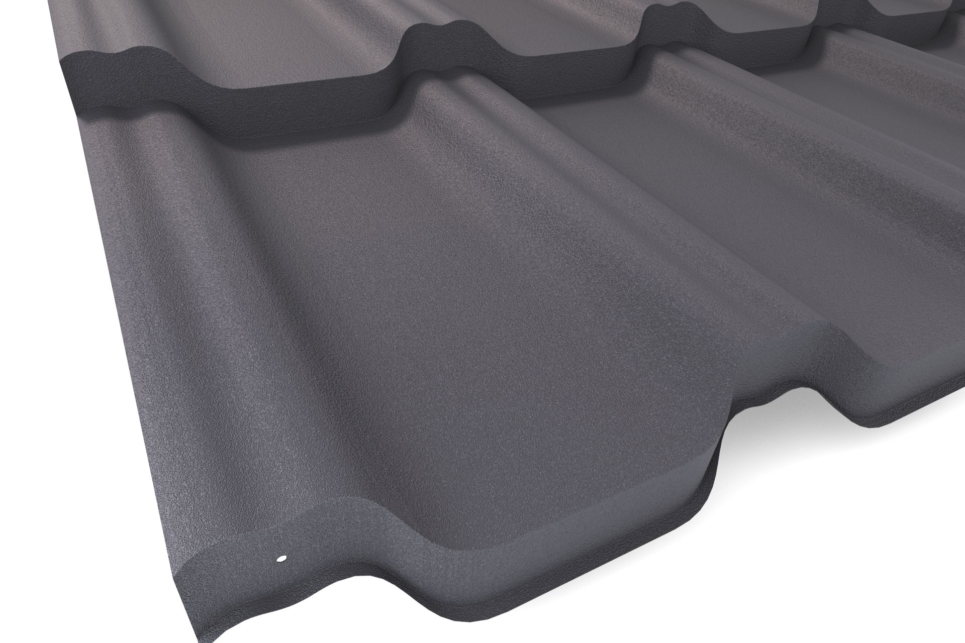 Металлочерепица APROFIL VICENZA (Виченца) PRO, Матовая, Графитовый серый, 01.9.961.1/67